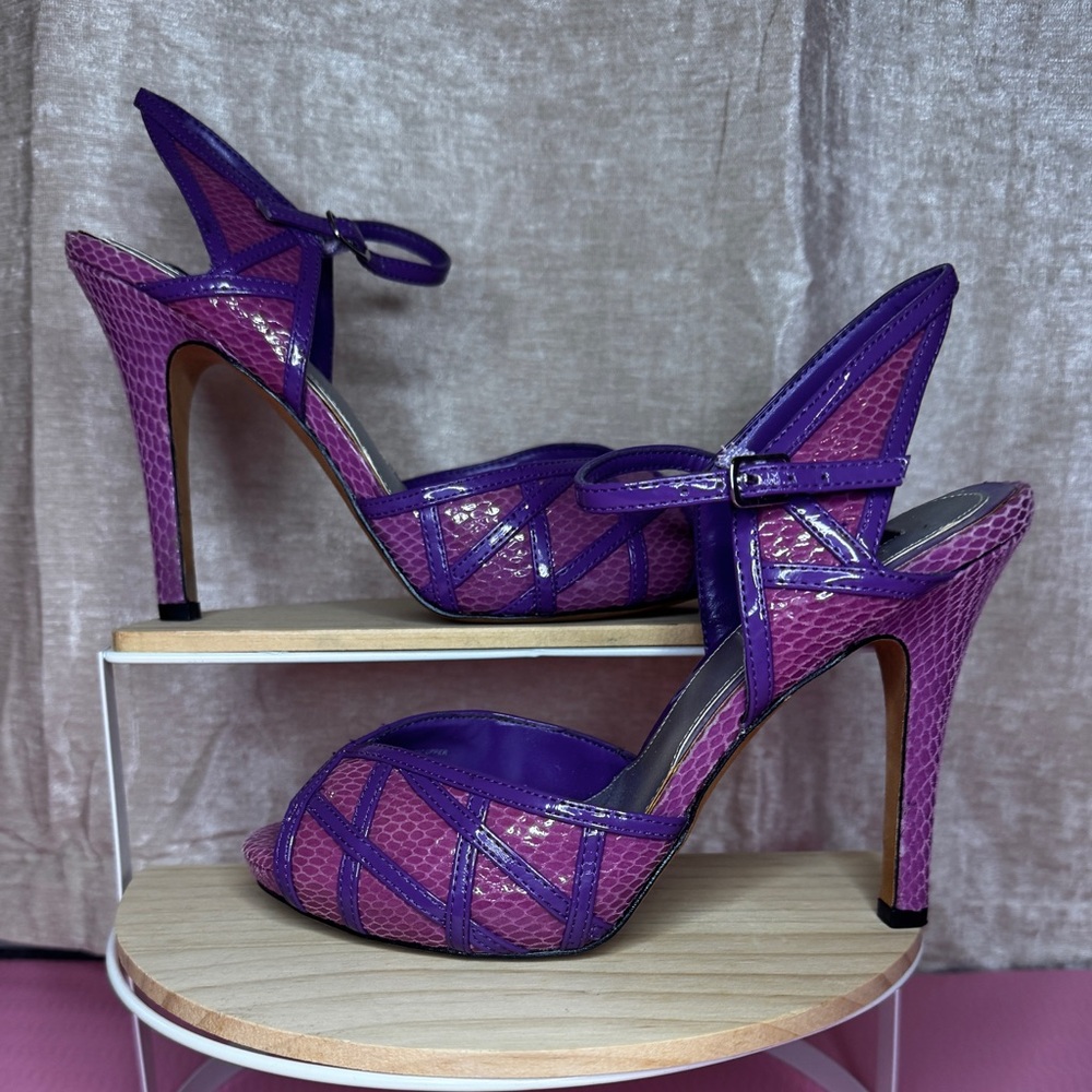 Purple and Pink Women's Heels